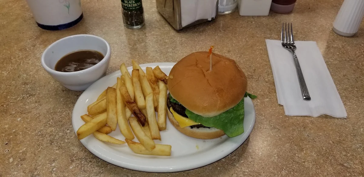 Hamburger and Fries