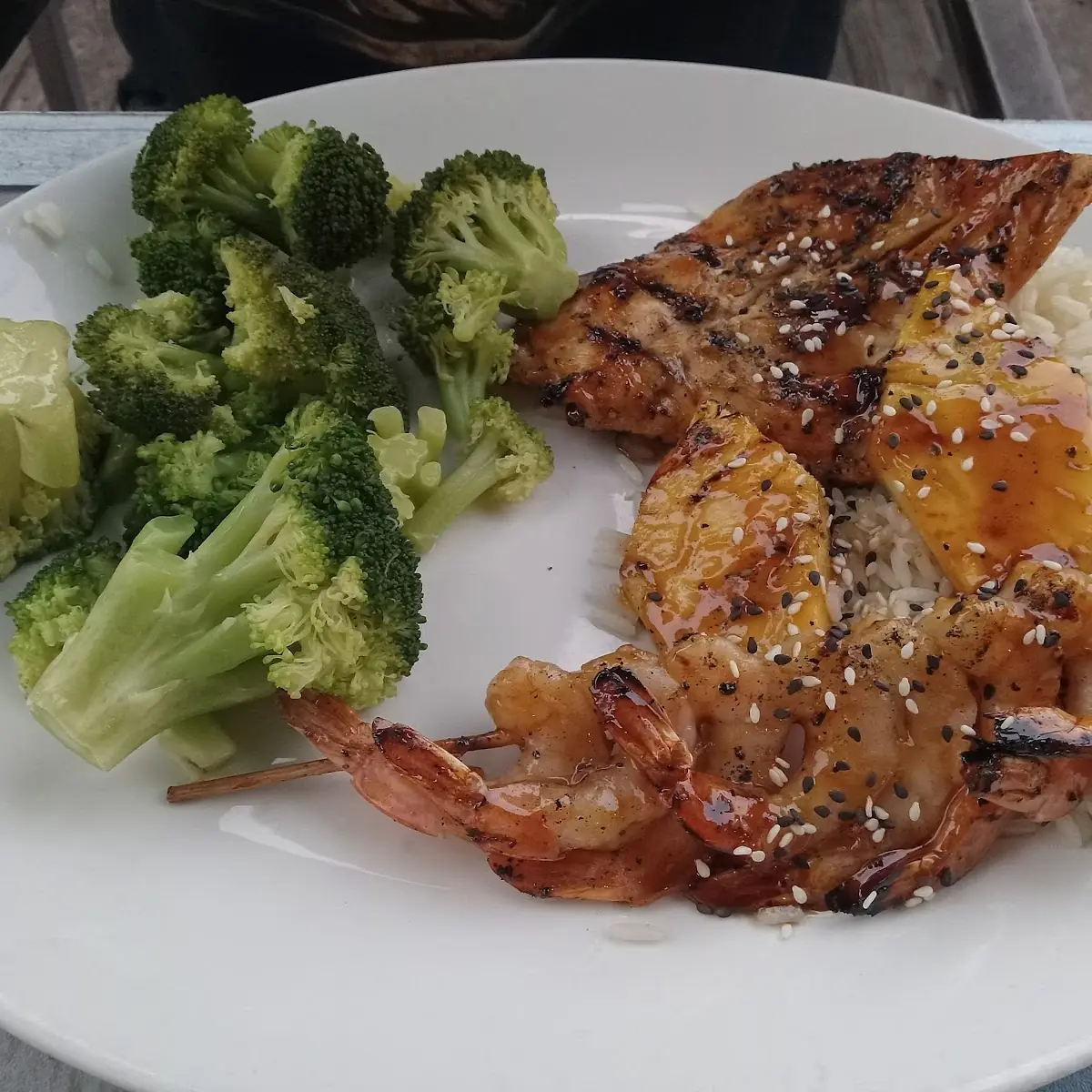 Teriyaki Chicken & Shrimp