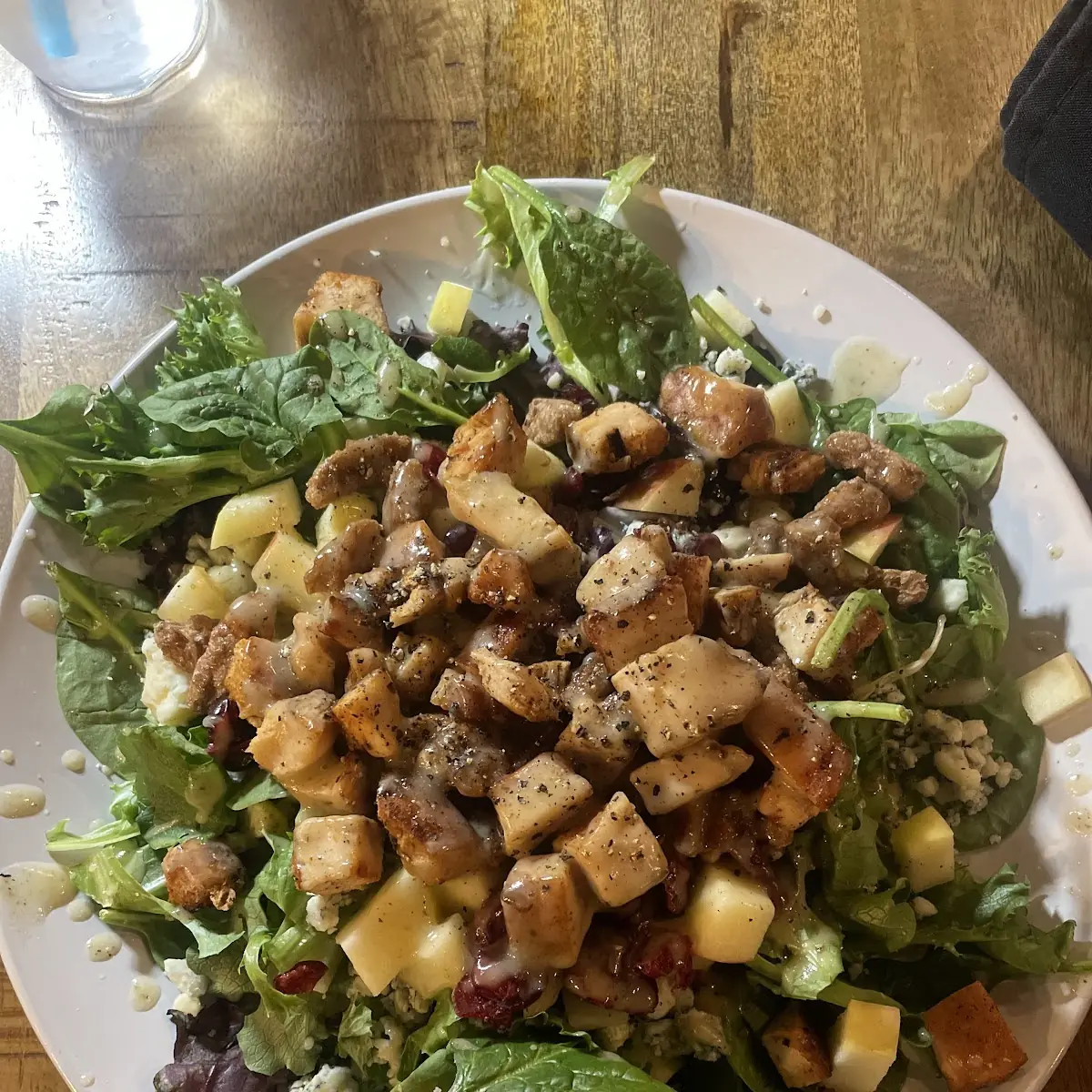 Apple Gorgonzola Salad with Chicken