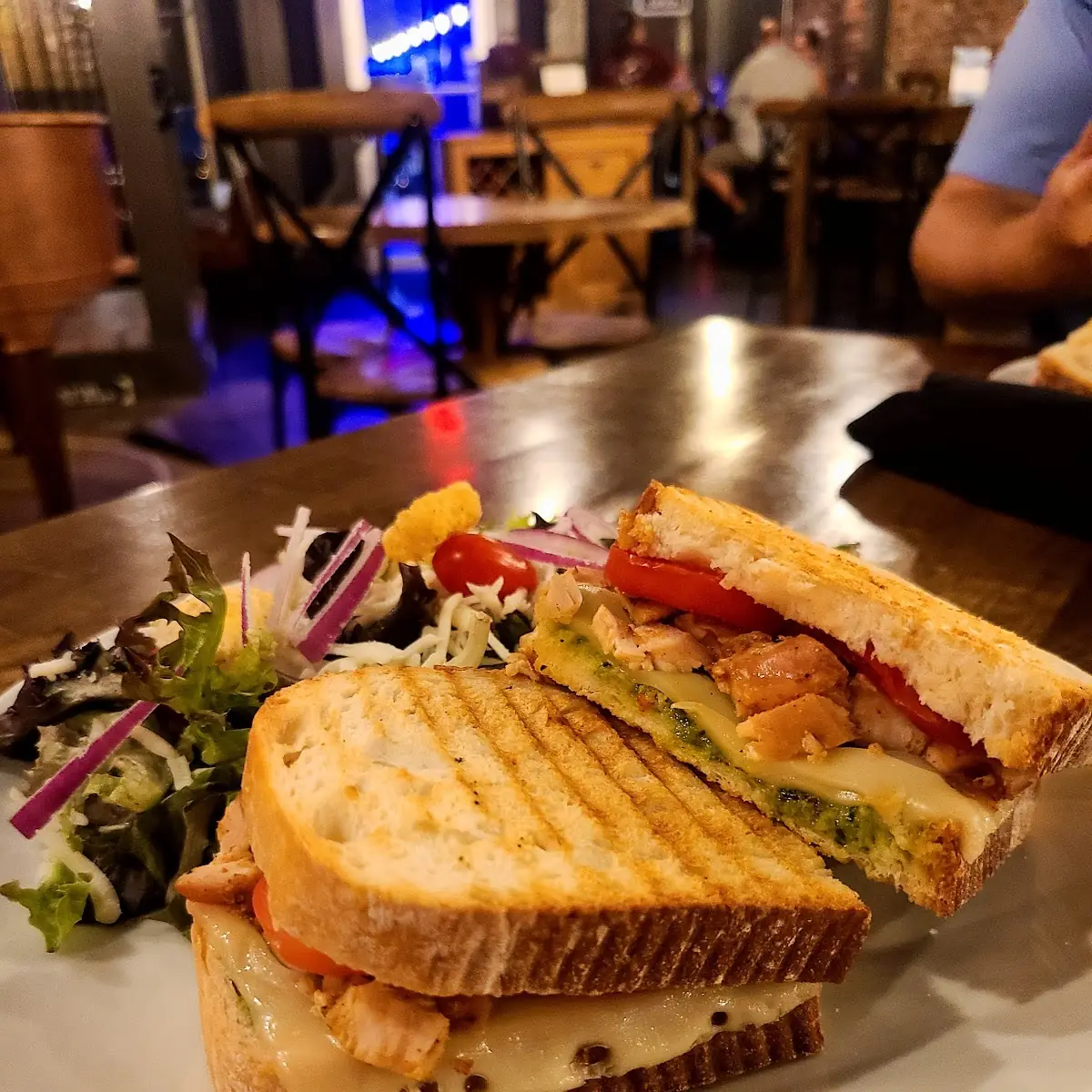 Pesto Chicken Panini