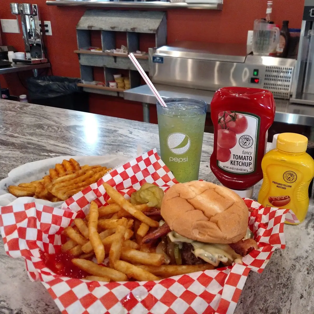 Roadrunner Burger and Fries