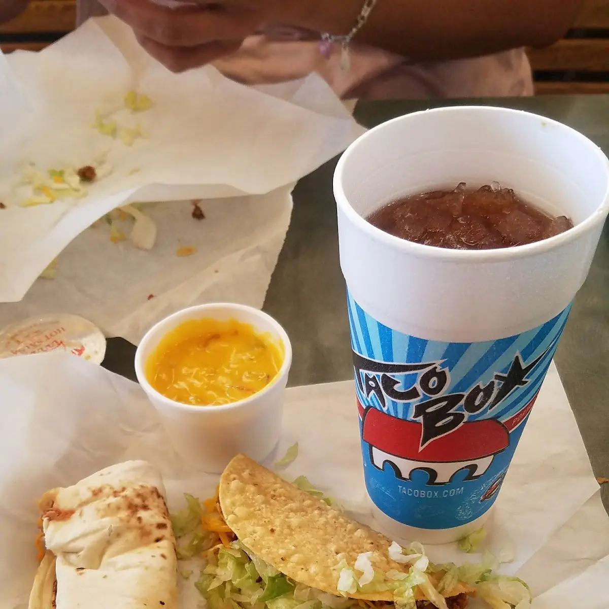 Tacos and Burrito