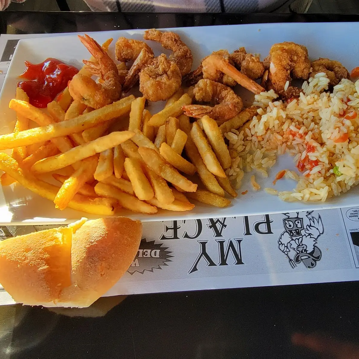 Fried Shrimp Plate
