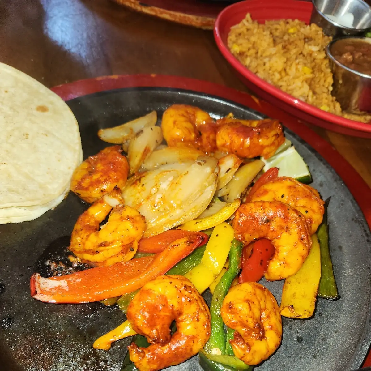 Shrimp Fajitas