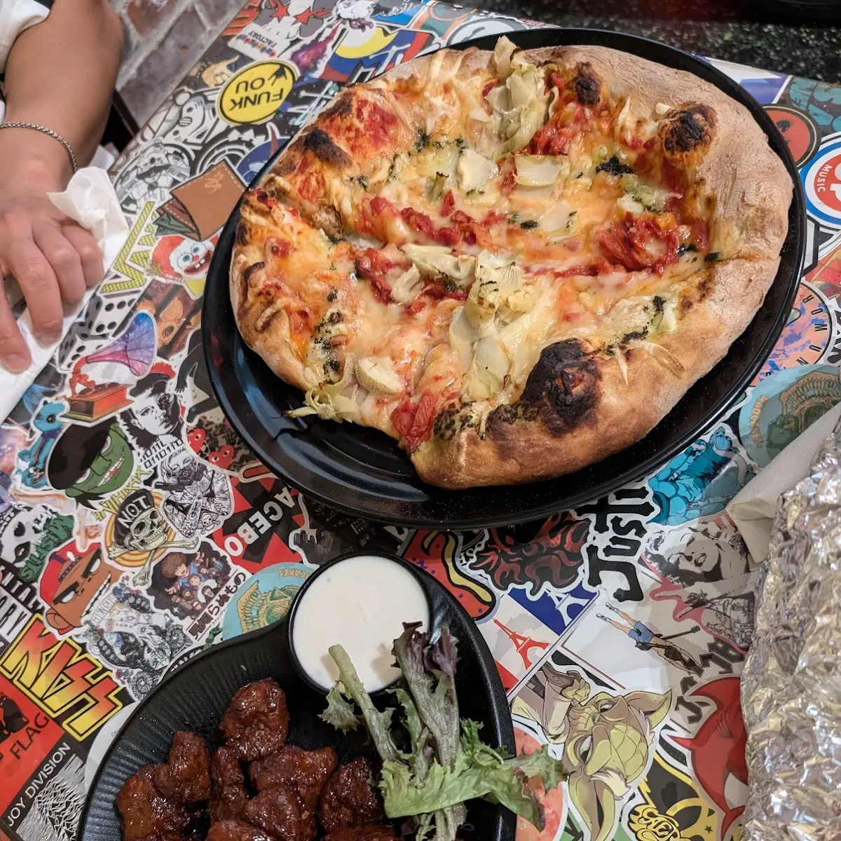 Vegan Delight and Thai Wings