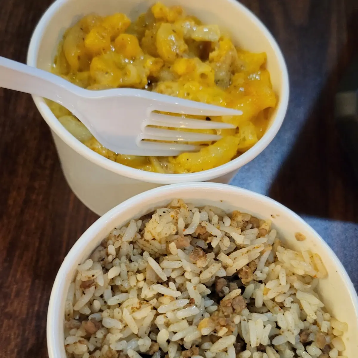 Dirty Rice Mac N Cheese