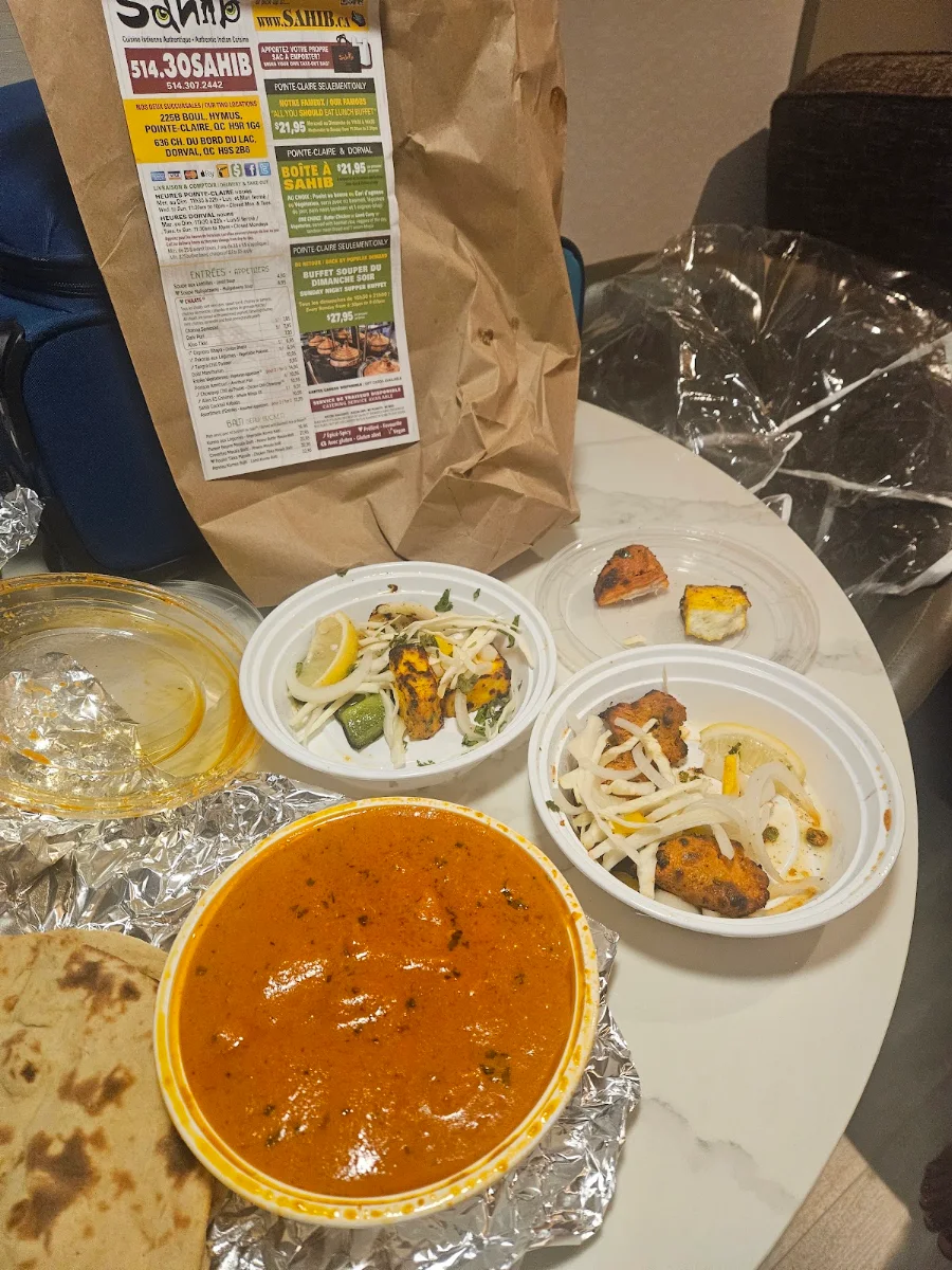 Chicken Tikka, Sahib Indian Bistro - DORVAL: Dine-In & Take-Out