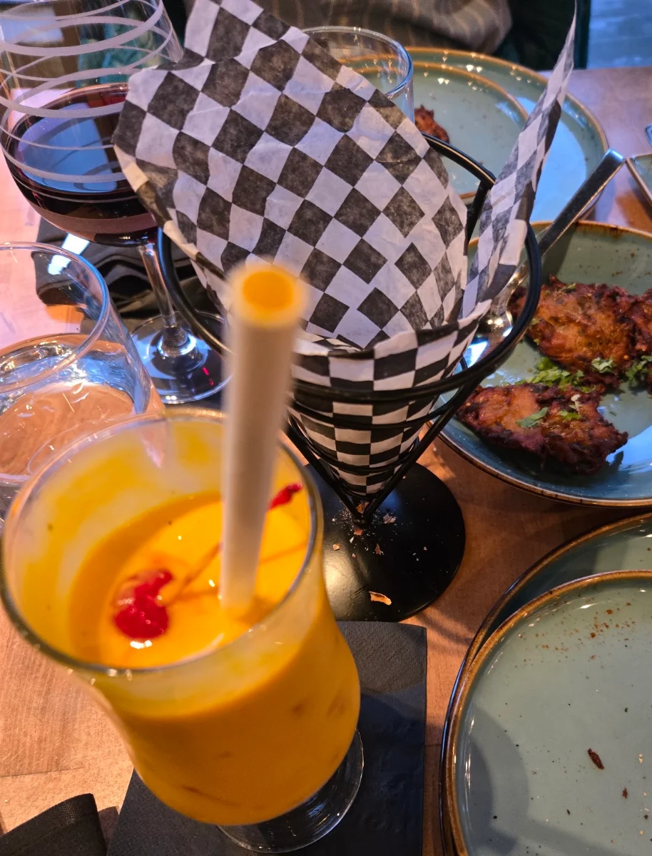 Lassi Mangue Mango Lassi, Sahib Indian Bistro - DORVAL: Dine-In & Take-Out