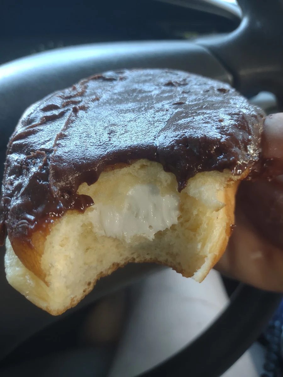Chocolate Covered Creme Filled Doughnut