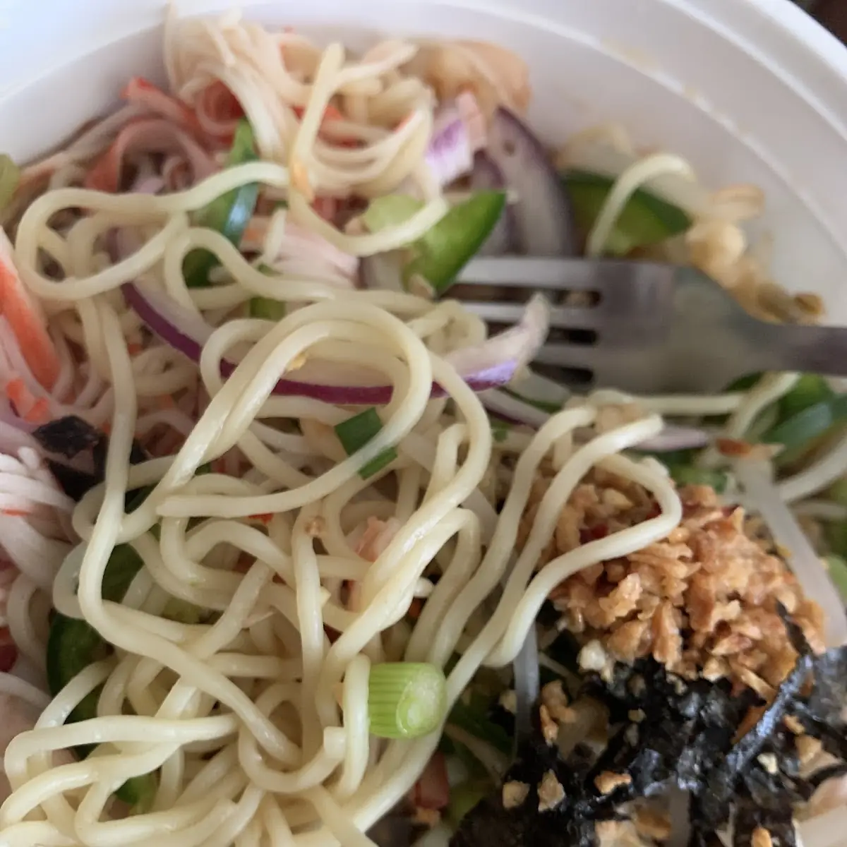 Salad Soba Noodle Burrito