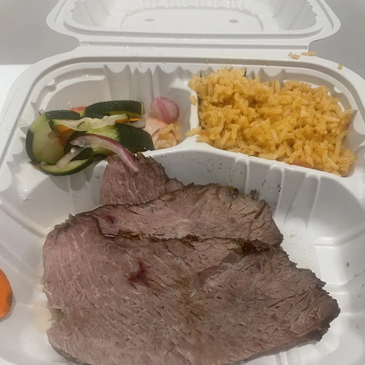 Tri Tip with Cucumber Salad