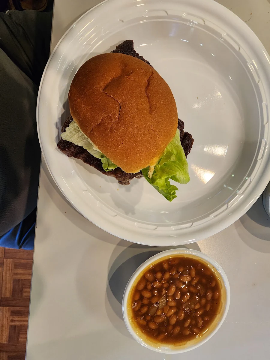 6 Ounce All Beef Burger