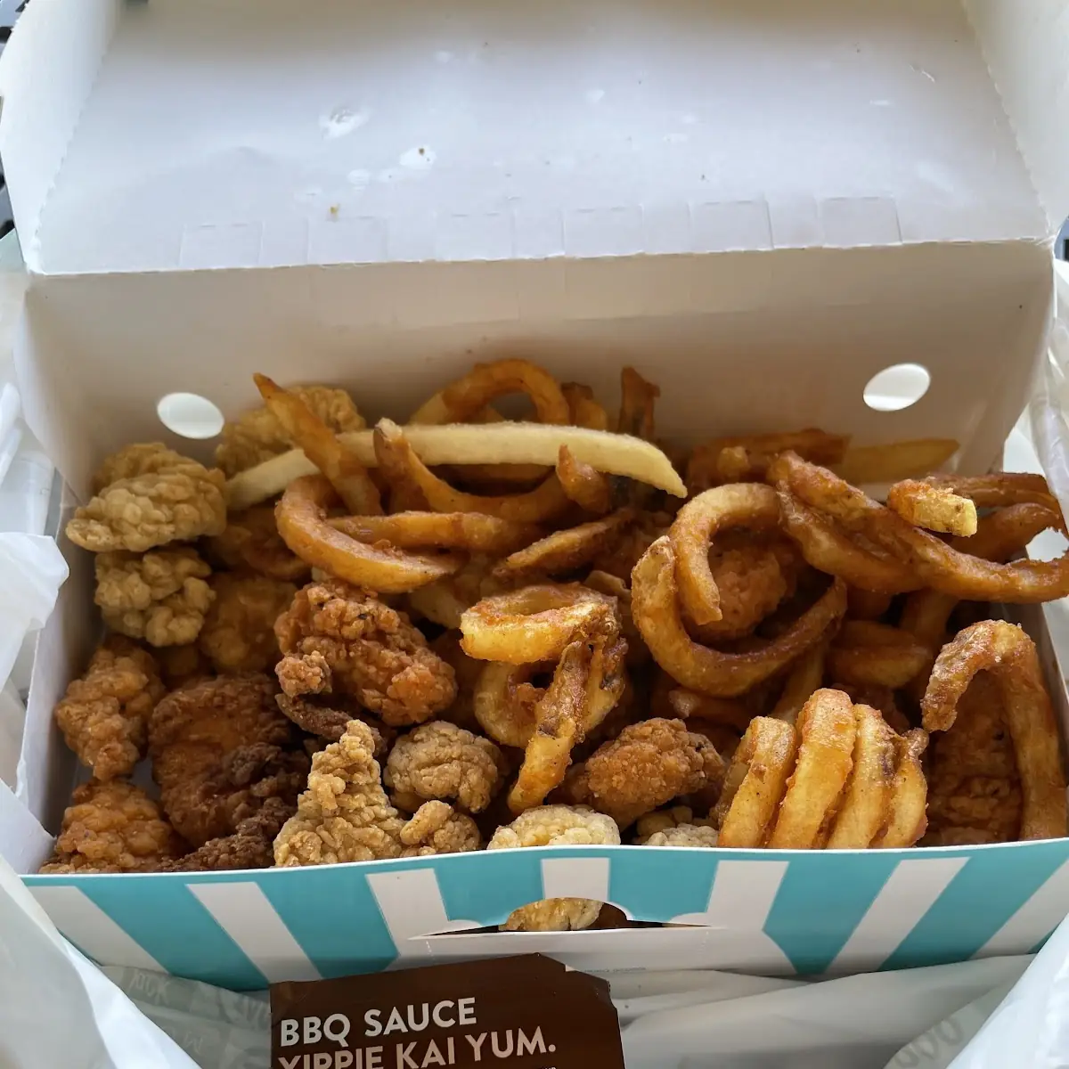 Sriracha Curly Fry Burger