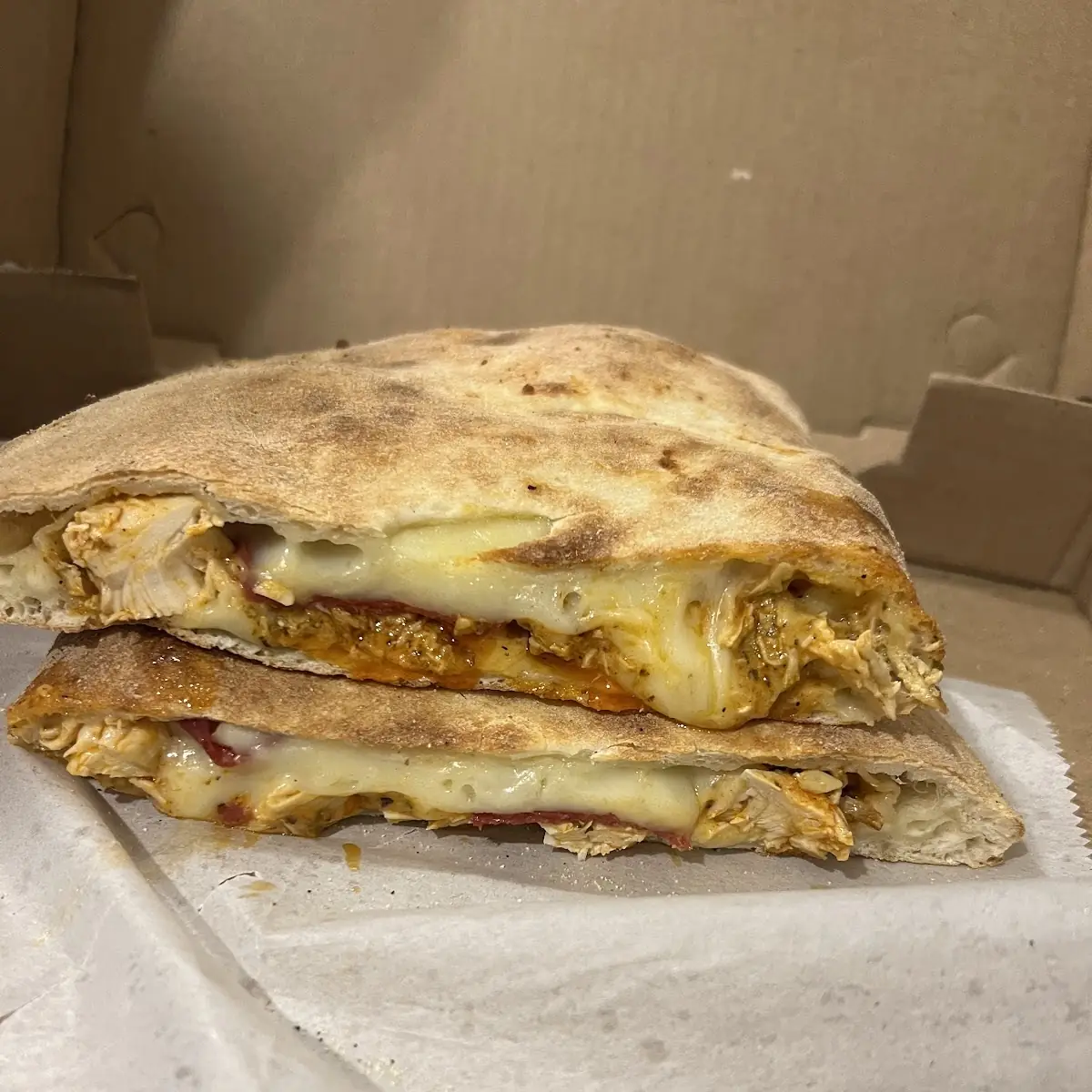 Buffalo Chicken Calzone