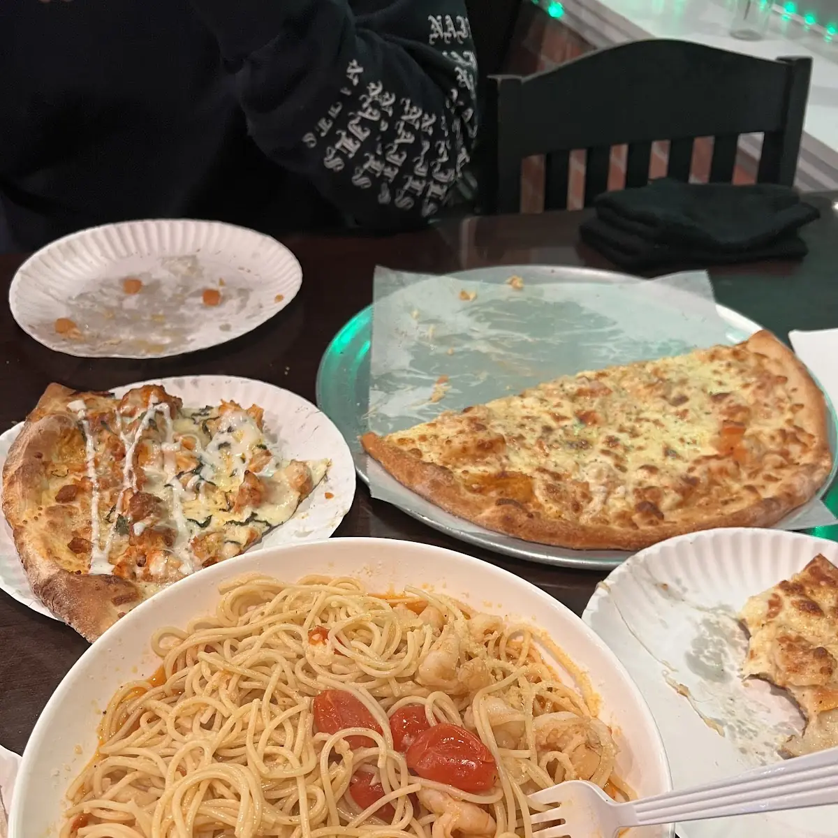 Shrimp Scampi Pizza