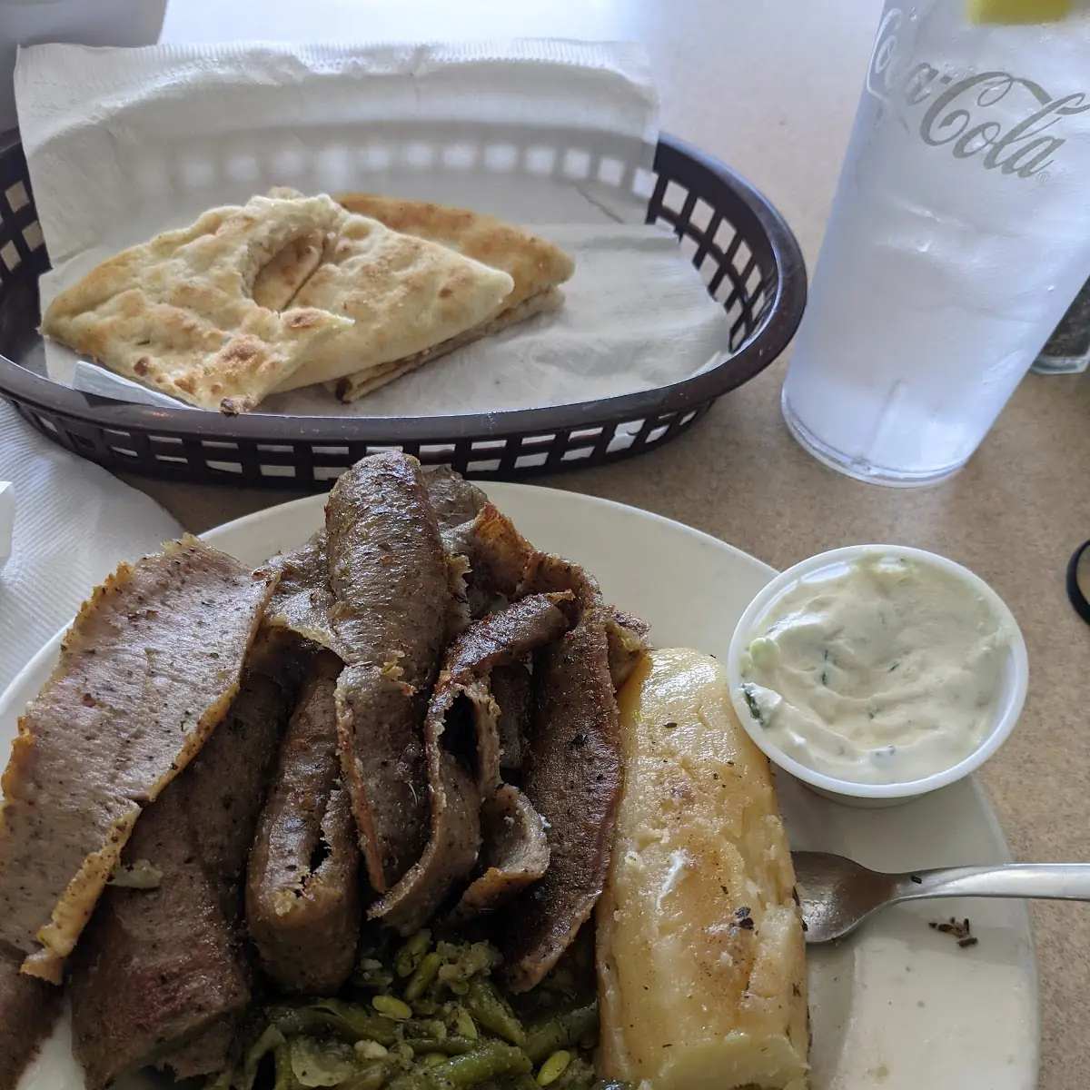 Gyro Platter with Side Salad