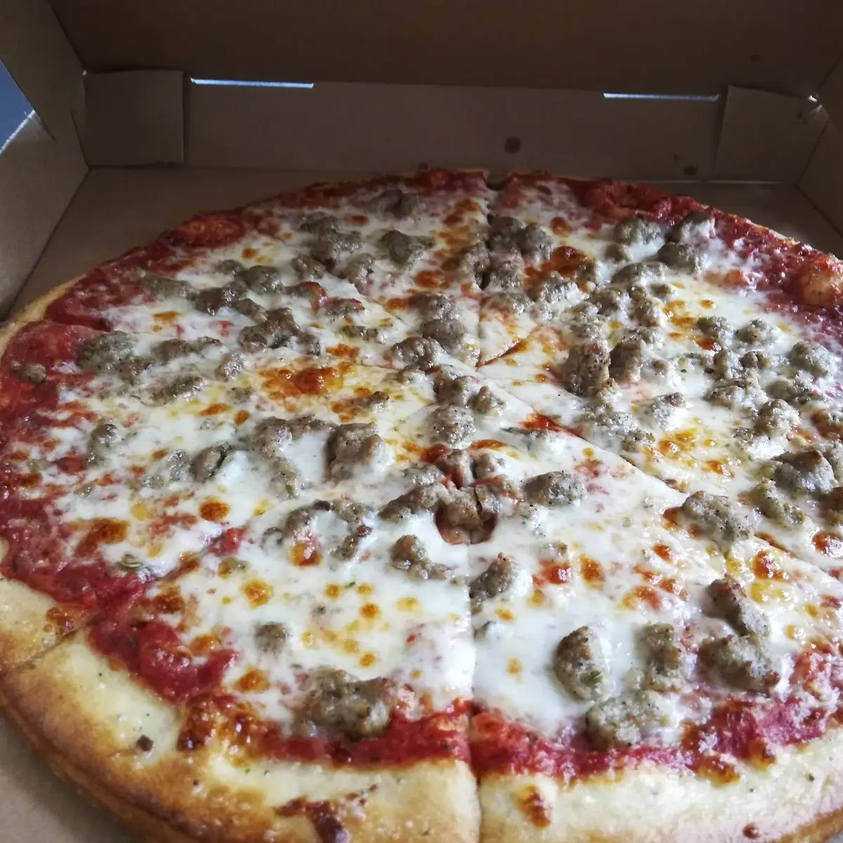Pizza with Italian Sausage