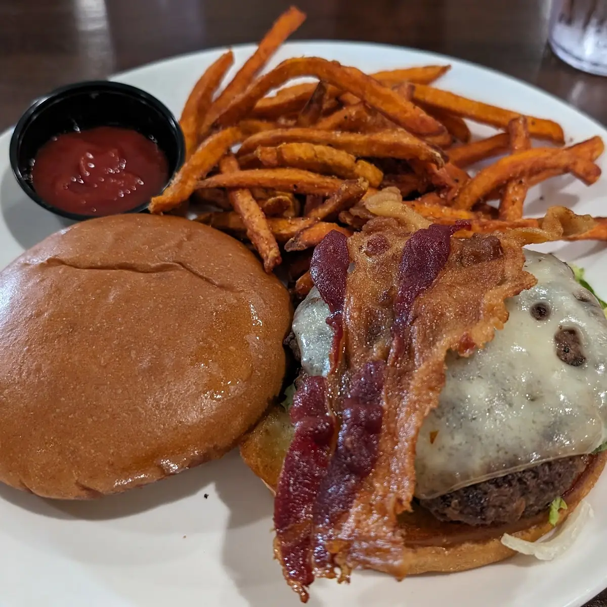 Bacon Swiss Burger