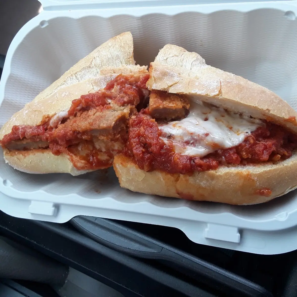 Veal Parmigiana Sandwich