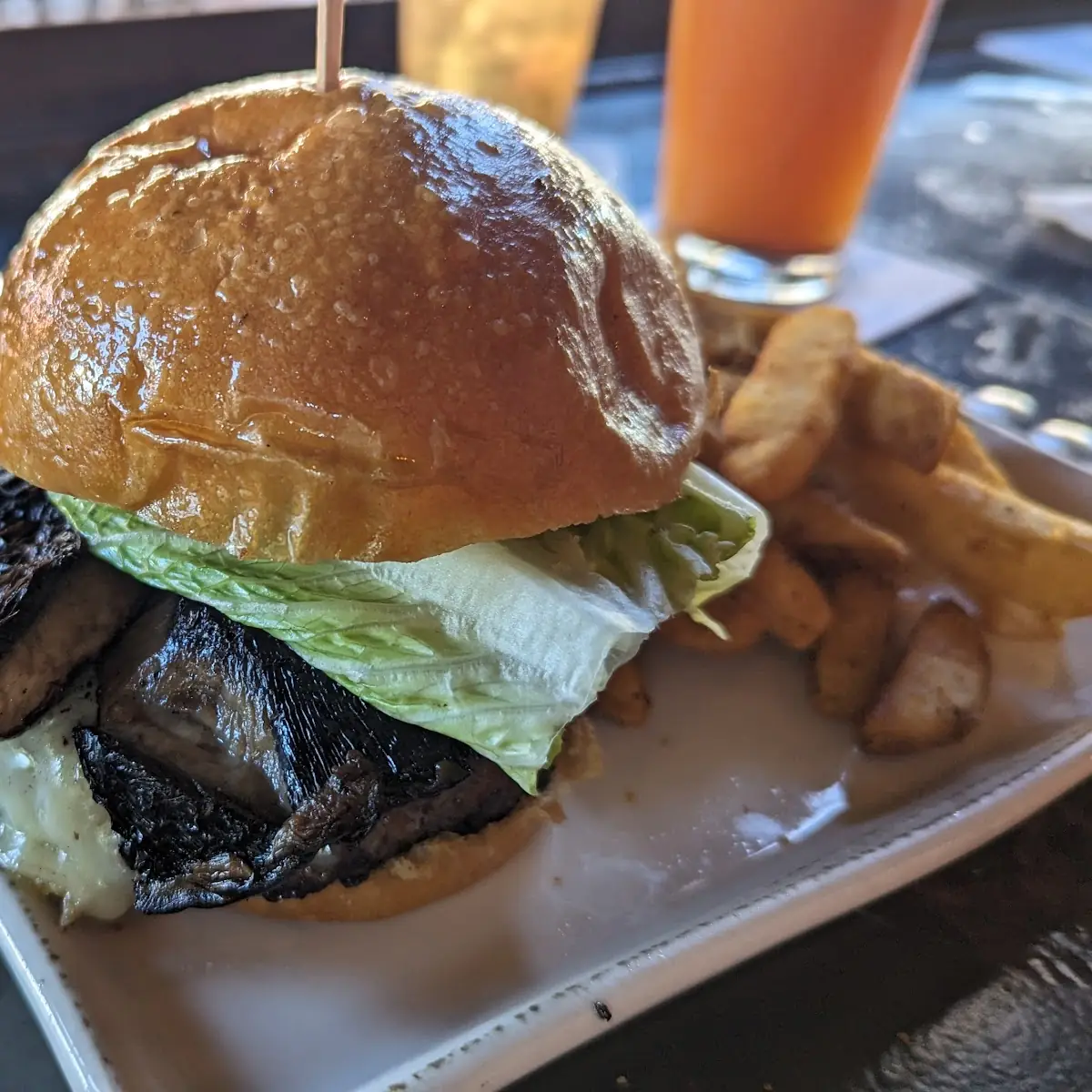Swiss Mushroom Burger