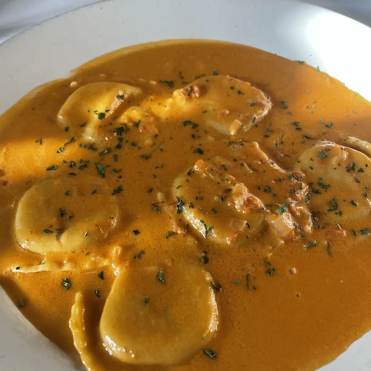 Lobster Ravioli with Creamy Sauce
