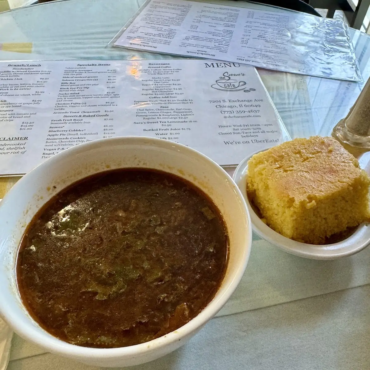 Gumbo with Cornbread