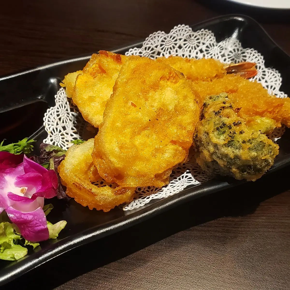 Tempura Shrimp and Vegetables Appetizer