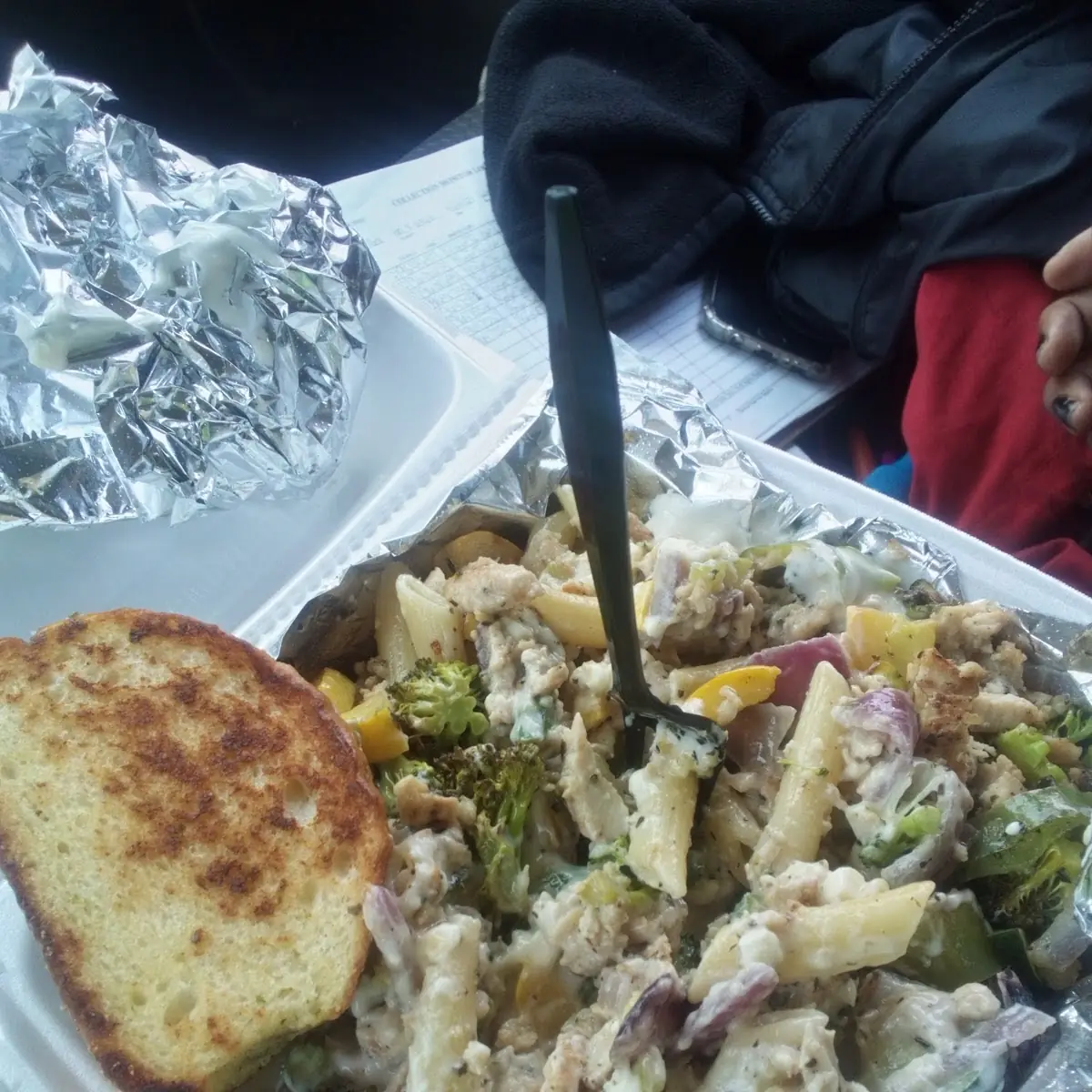 Chicken Alfredo Pasta Primavera