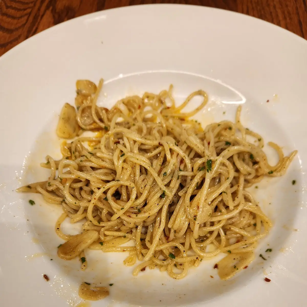 Garlic Oil Pasta
