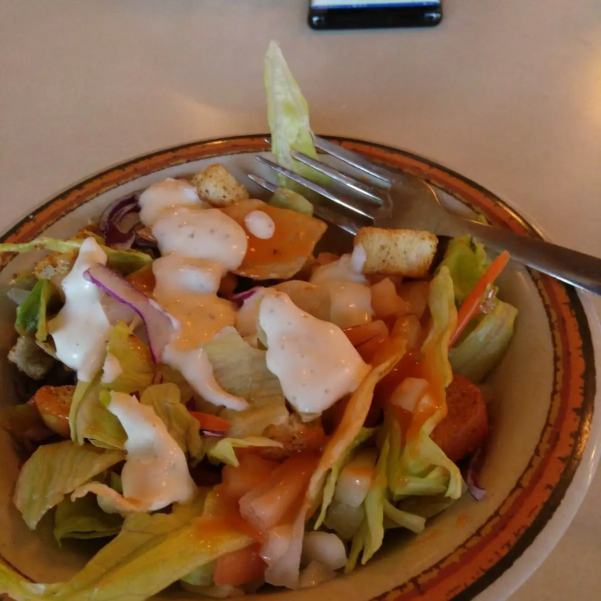 Side Salad with Ranch