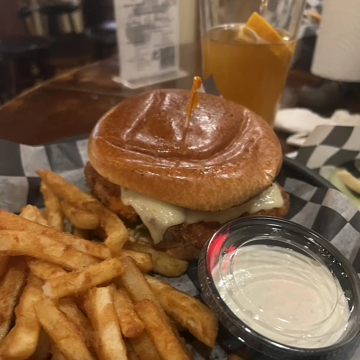 Crispy Chicken Sandwich Tossed in Buffalo Sauce