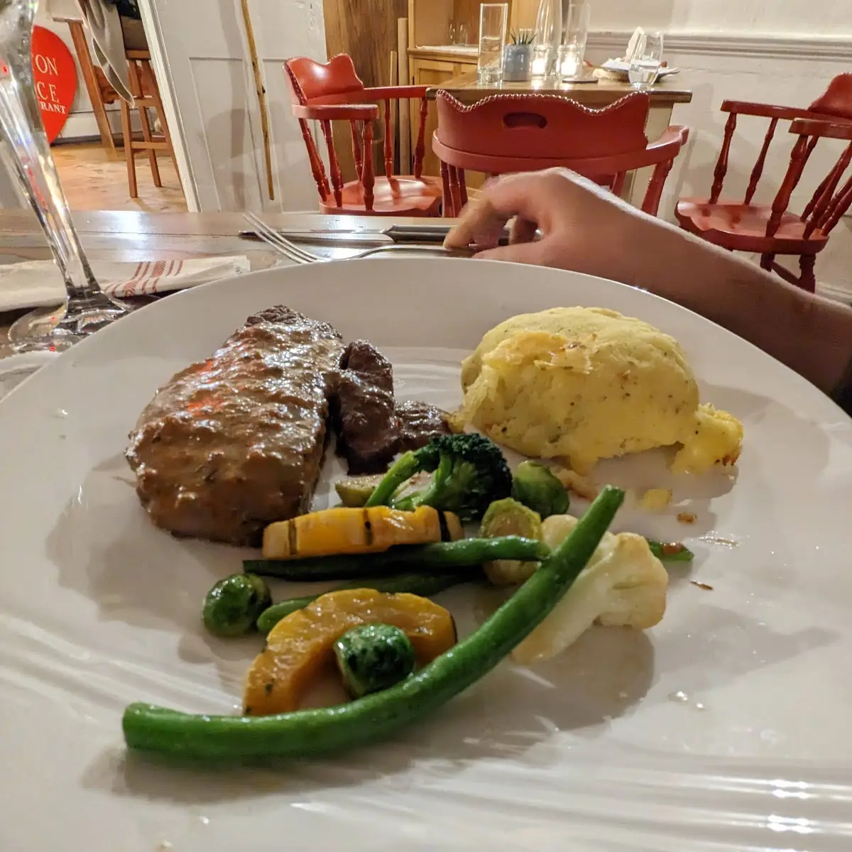 Sirloin & Mashed Potatoes