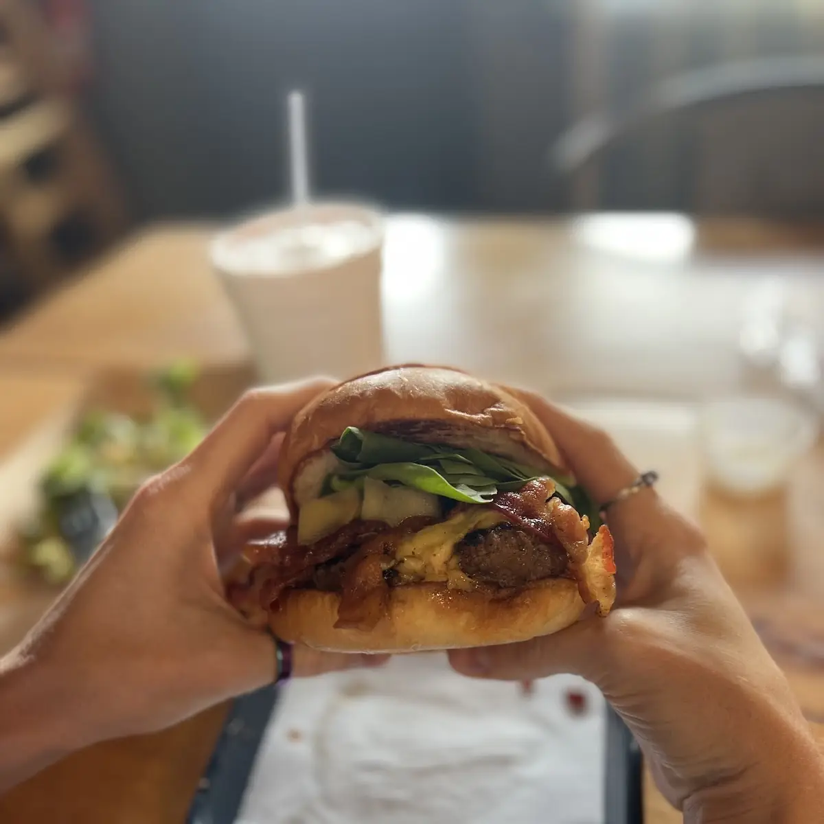 Tipsy'z Black Bean Burger