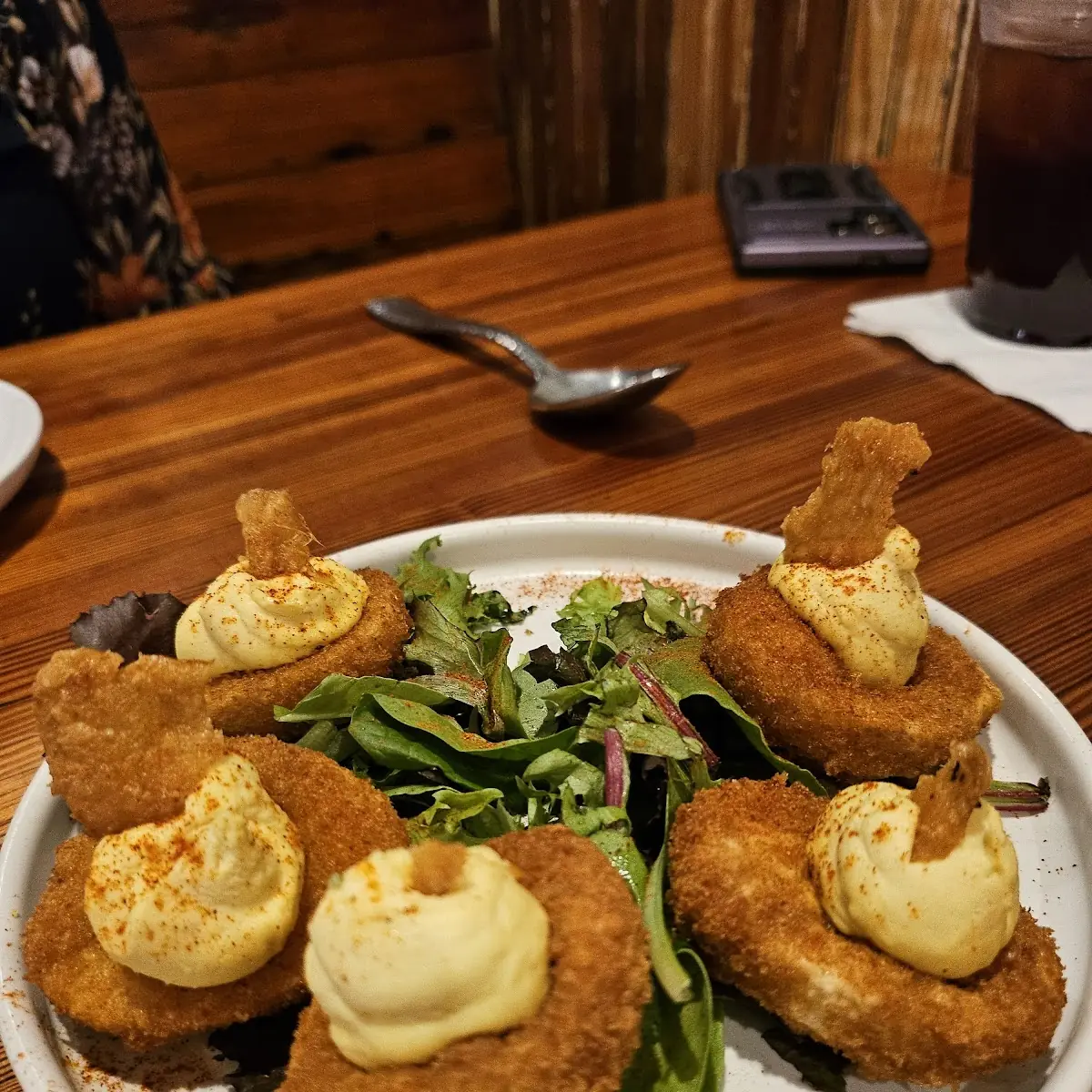 Crispy Deviled Eggs
