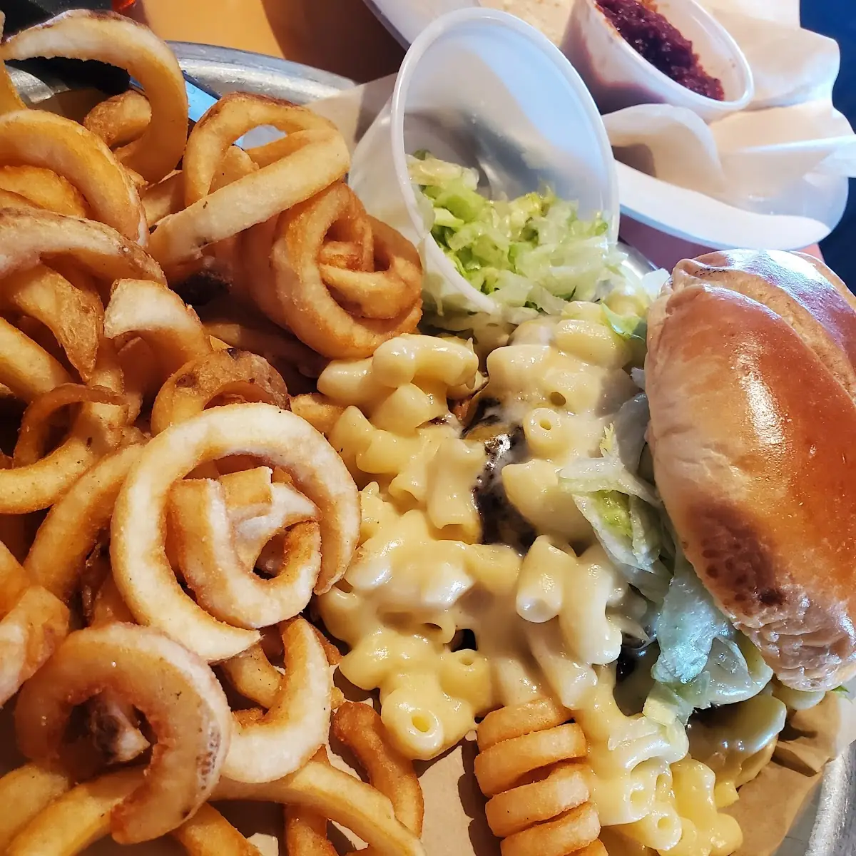 Mac and Cheese Burger