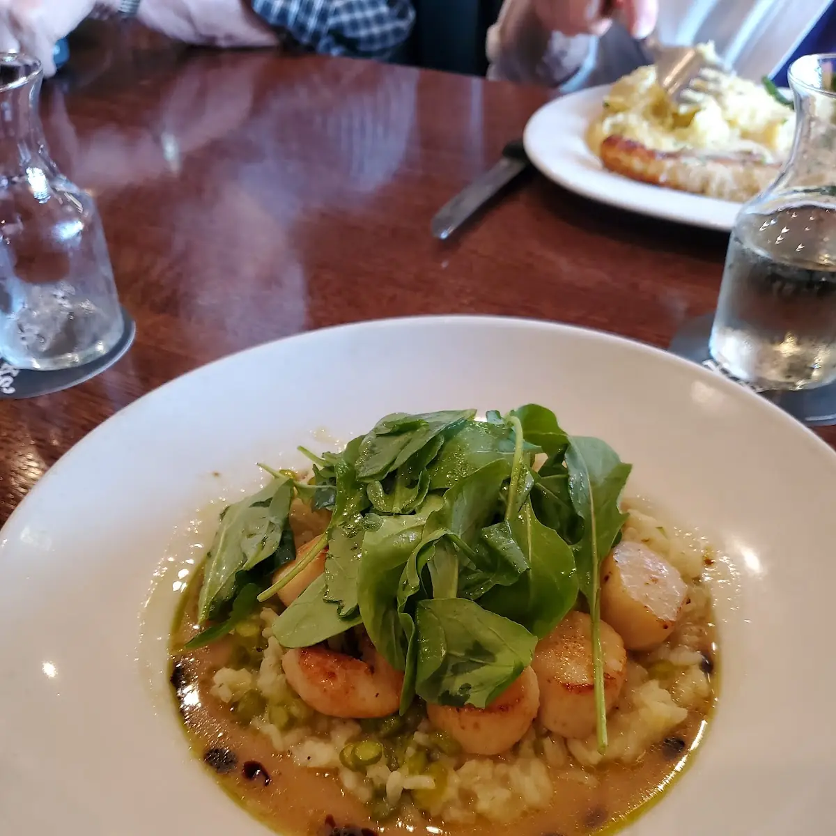 Scallops with Garlic Sauce