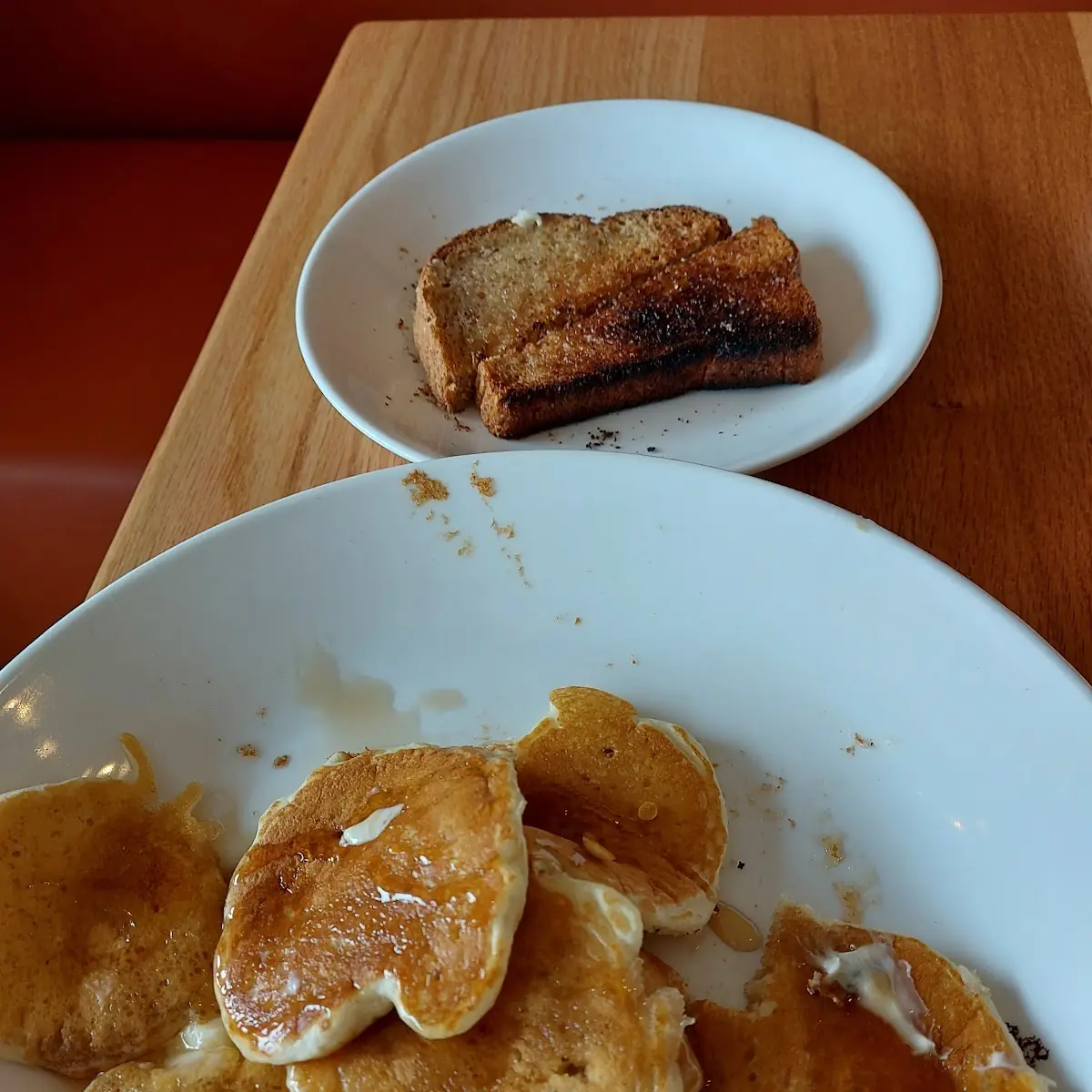 Silver Dollar Pancakes and Eggs