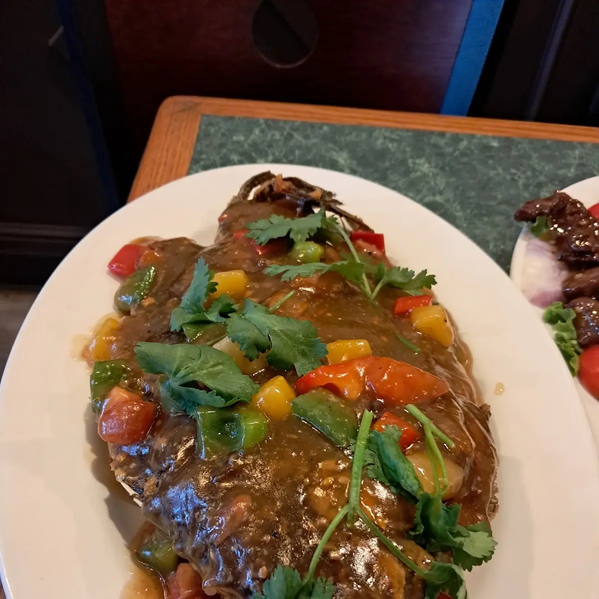 Fried Fish with Ginger Sauce