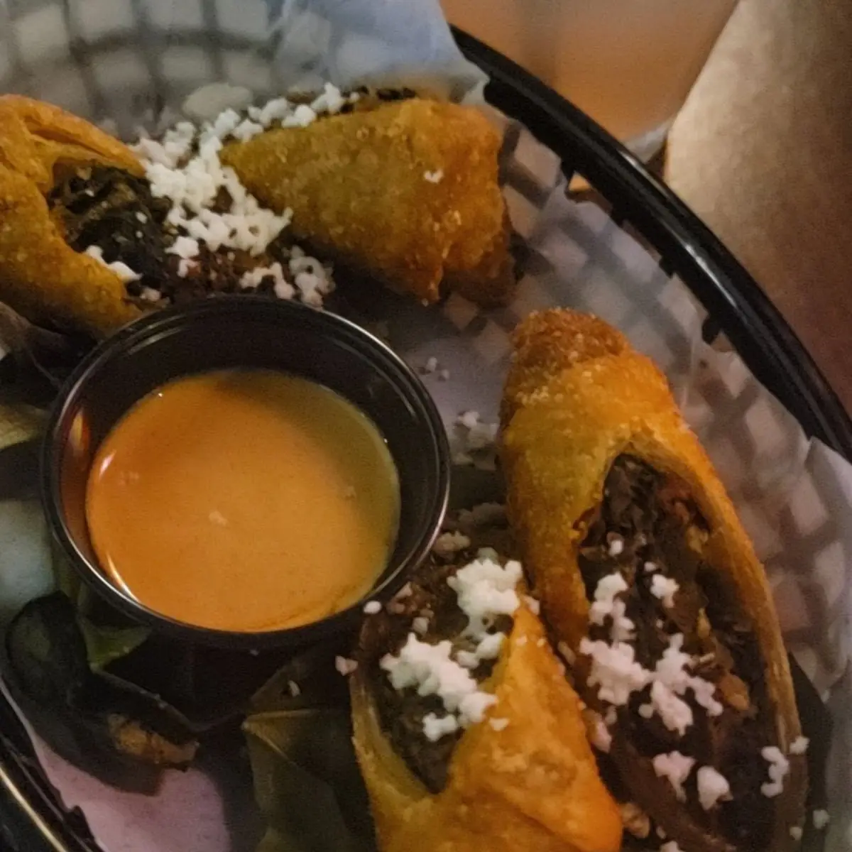 Collard Green Egg Rolls