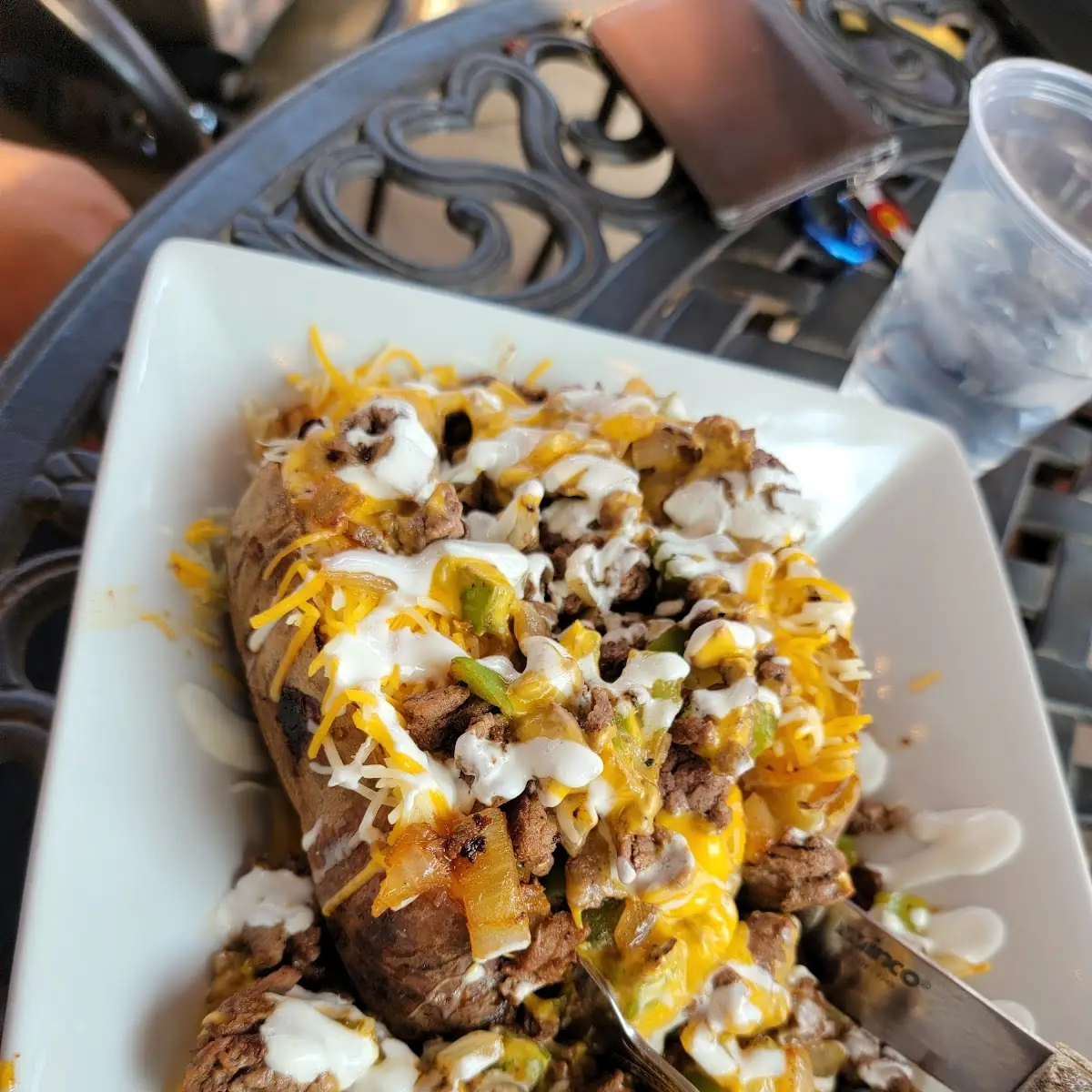 Philly Cheese Steak Potato