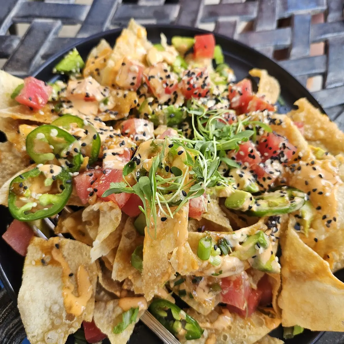 Poke Nachos