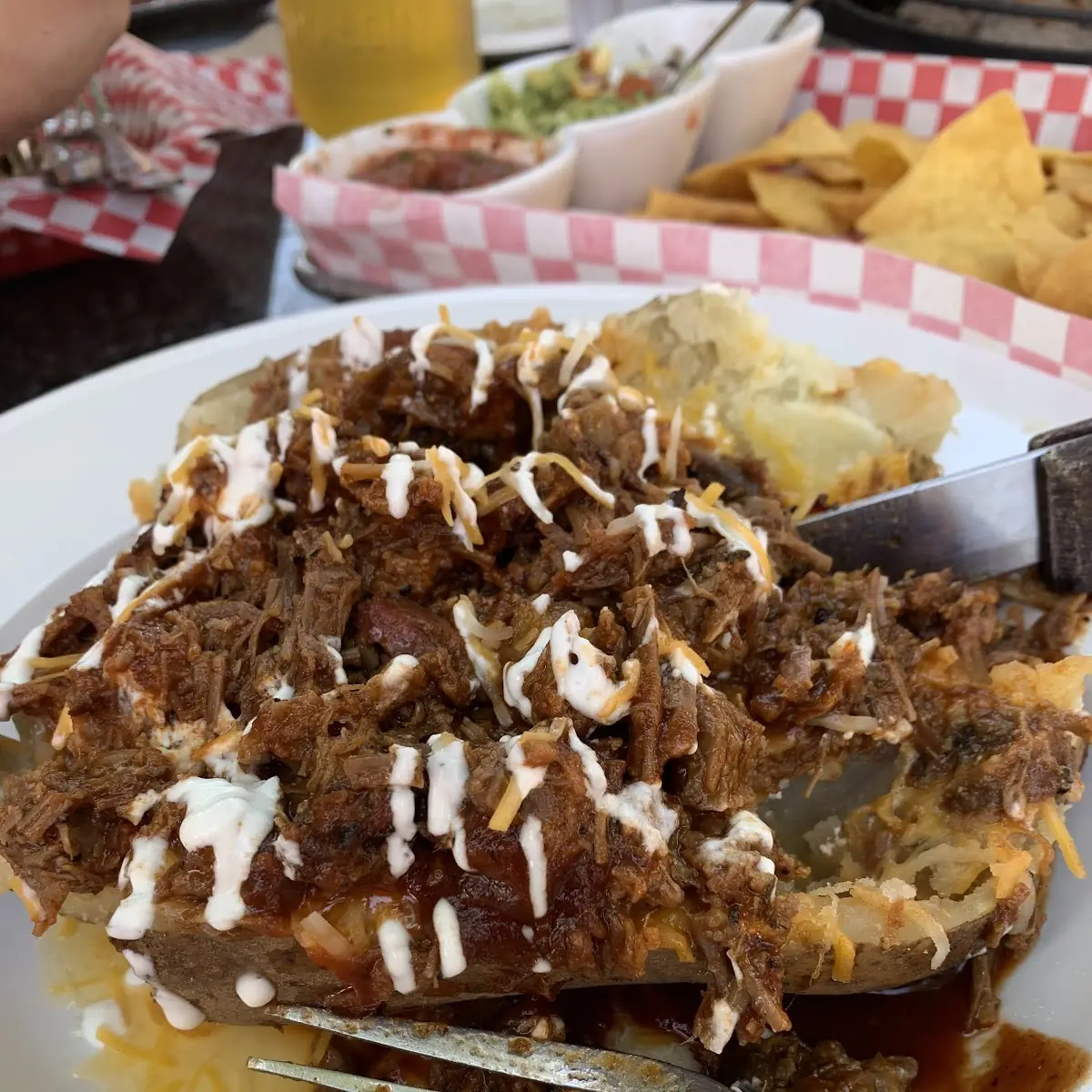 White Water BBQ Nachos
