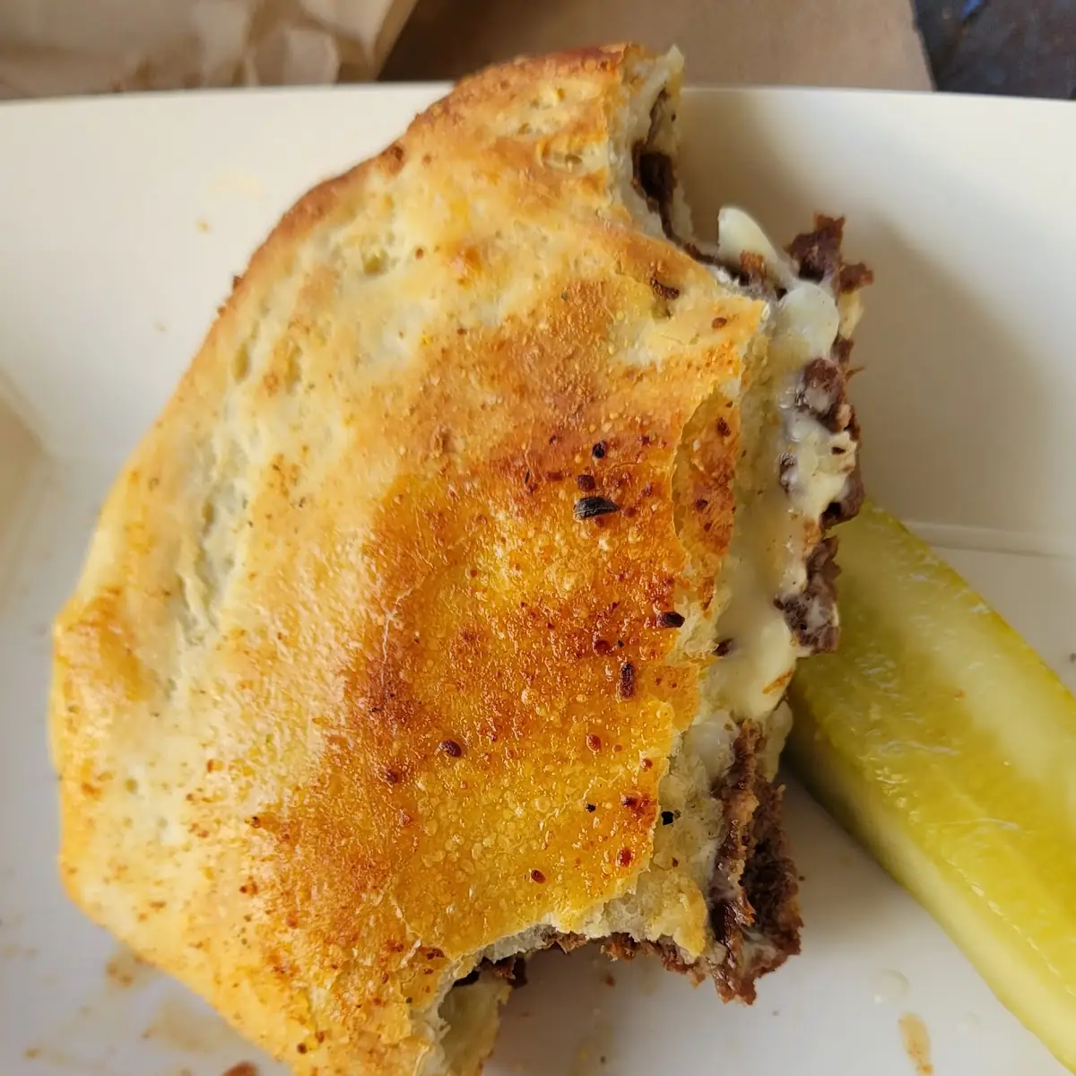 Philly Cheesesteak Sandwich Pocket