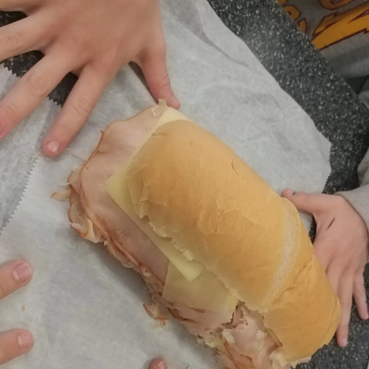 Sandwich Cut in Half