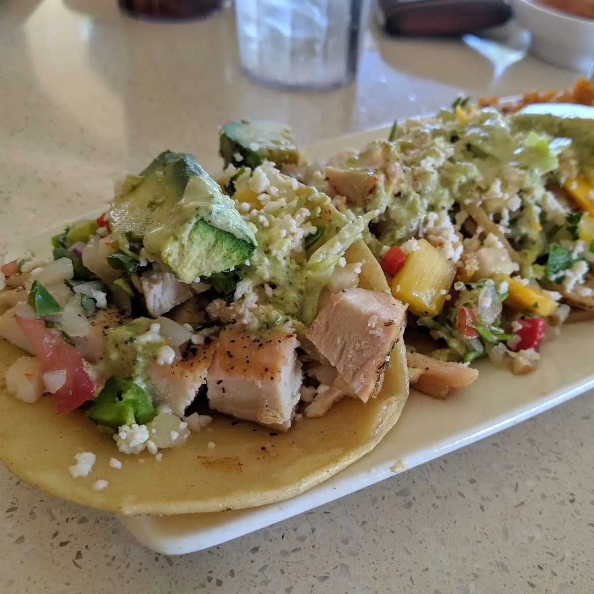 Pollo Asado Tacos