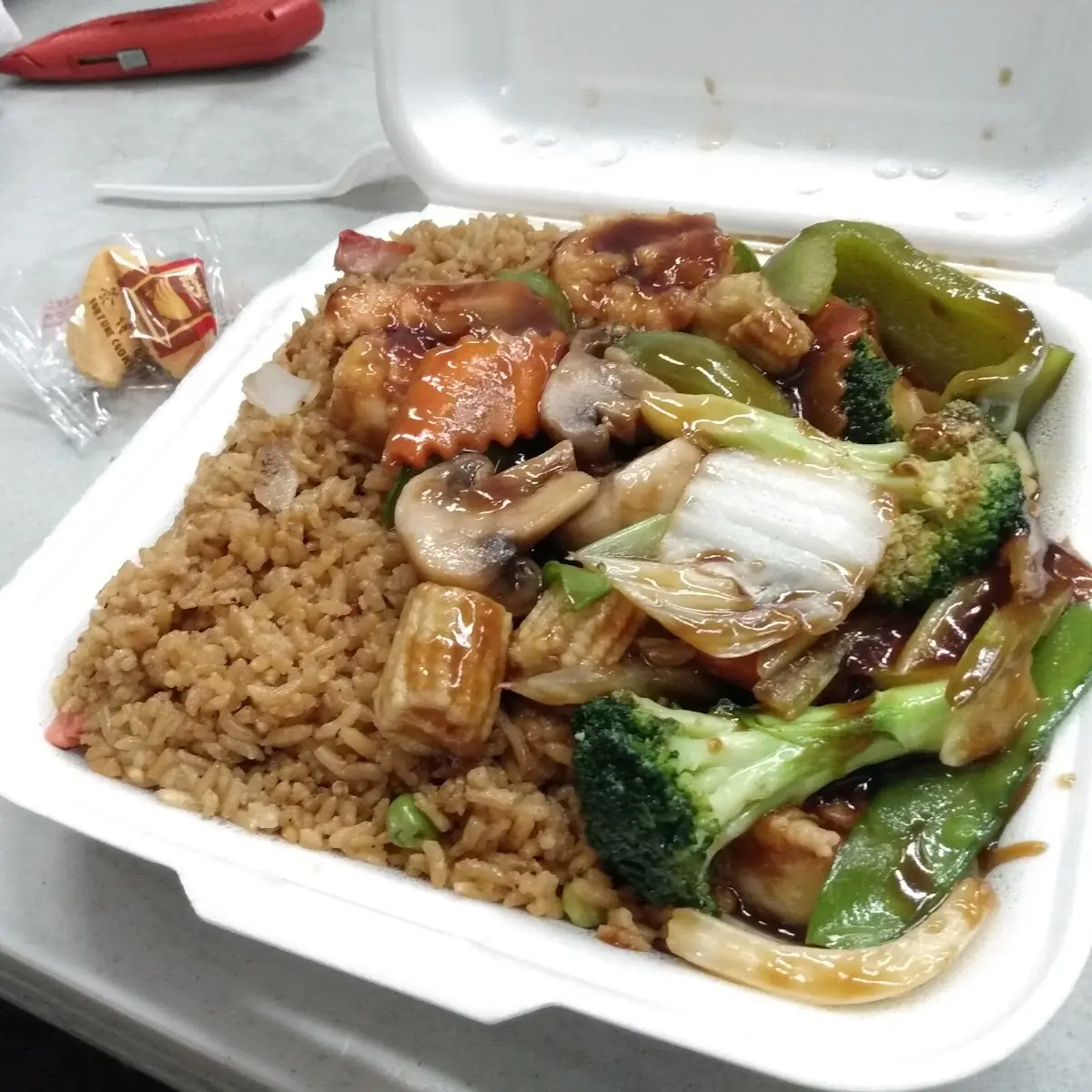 Shrimp w Mixed Vegetables