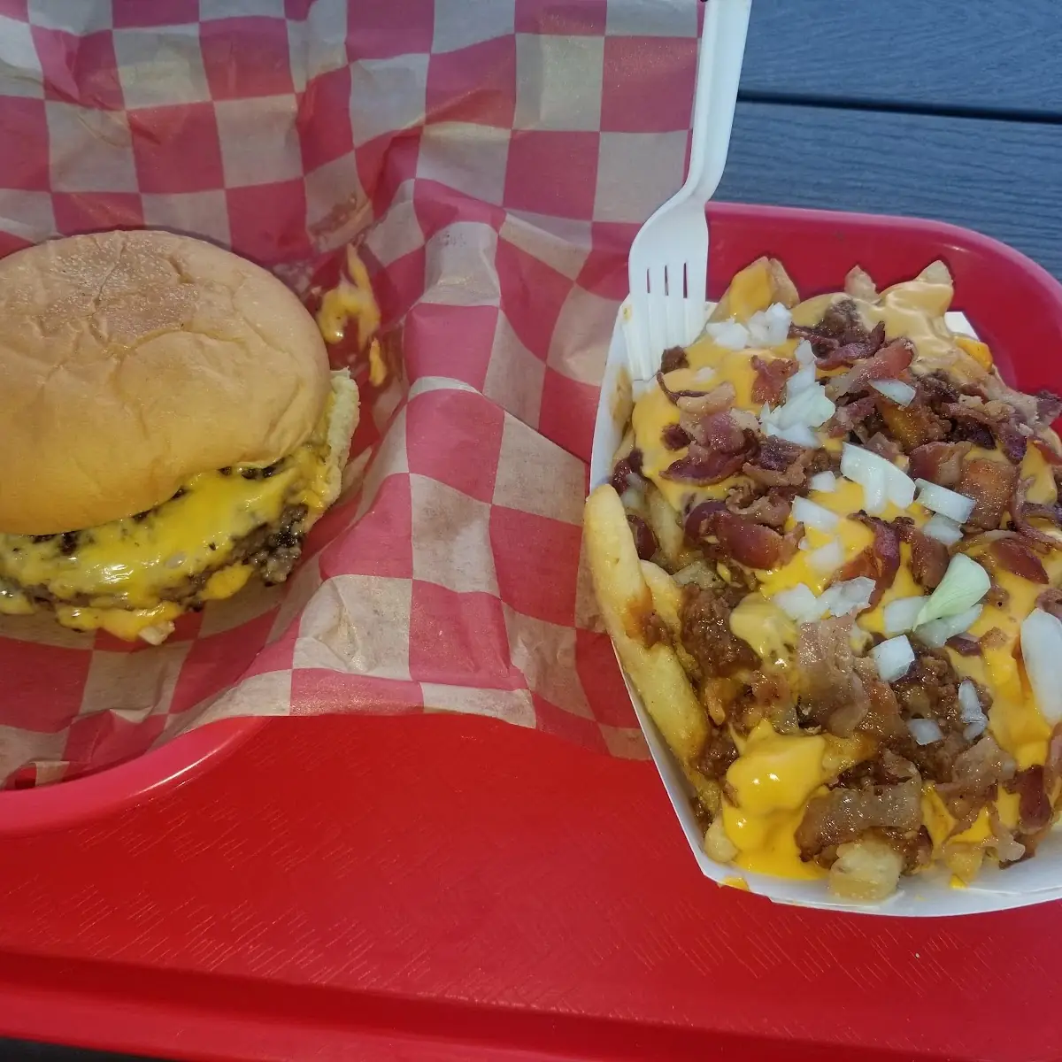 Double Cheeseburger Loaded Fries