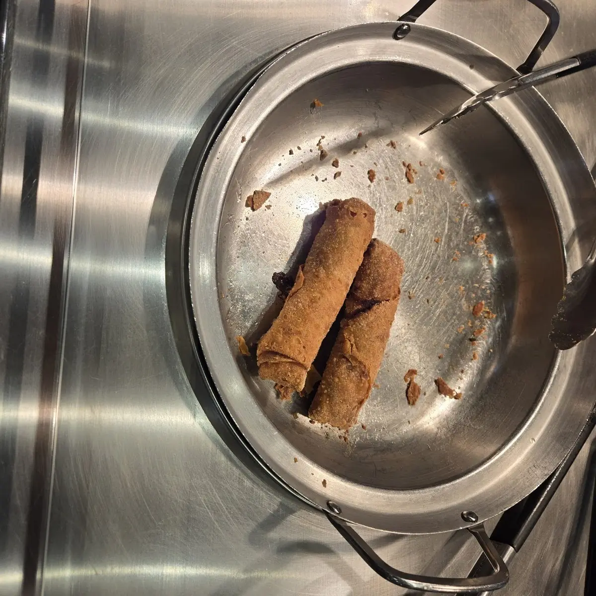 These Were Burnt Egg Rolls from the Panda Express on Main Street in Hesperia