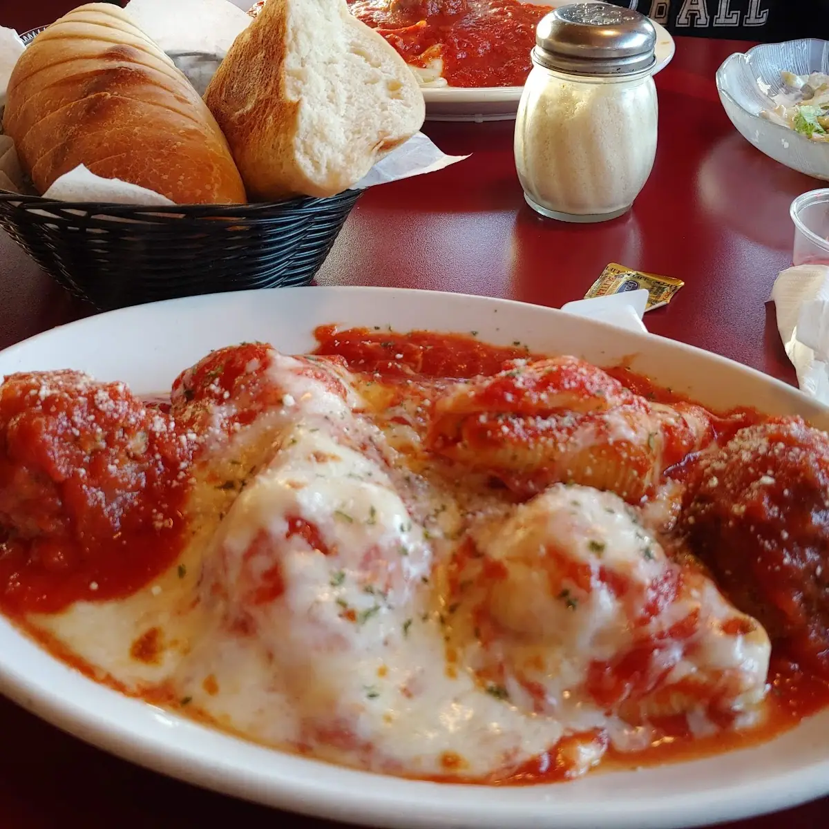 Stuffed Shells and Meatballs