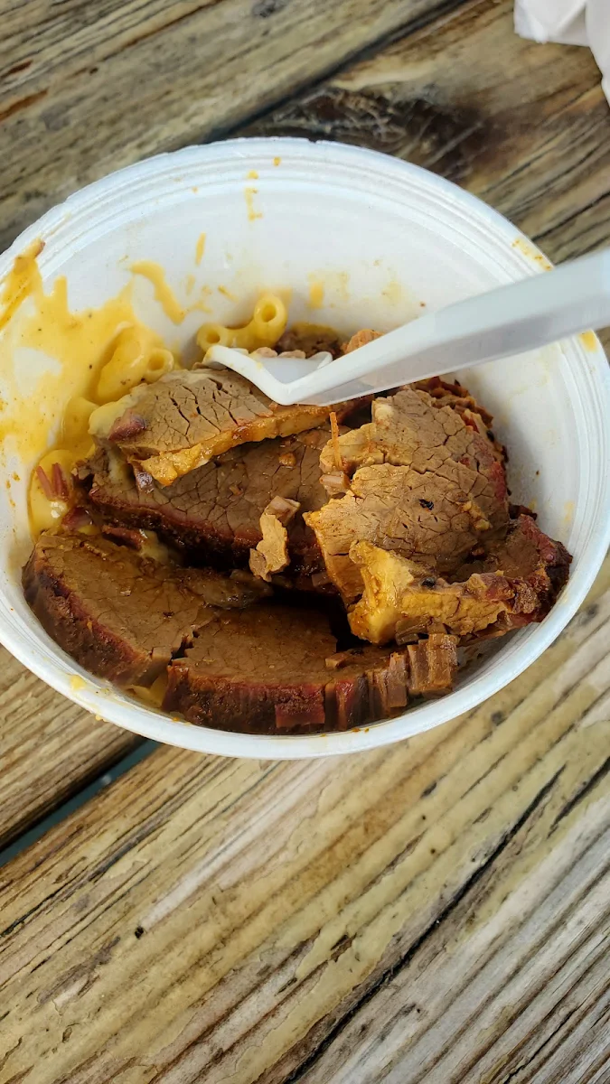 Mac and Cheese BBQ Brisket
